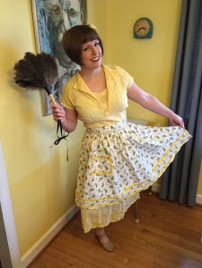 Laura's mom's aprons sold like hotcakes!