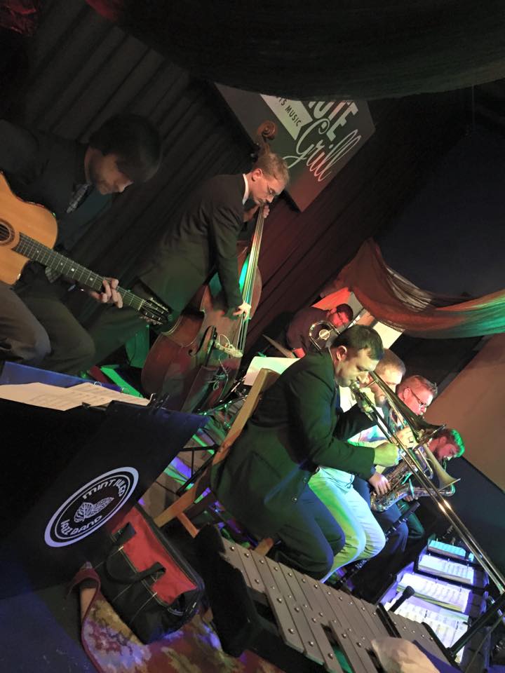 Snapped from the stage.