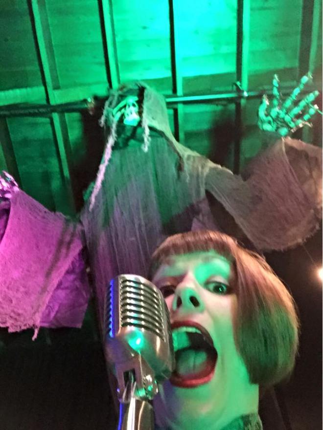 Blue Note Grill had some great Halloween decorations!