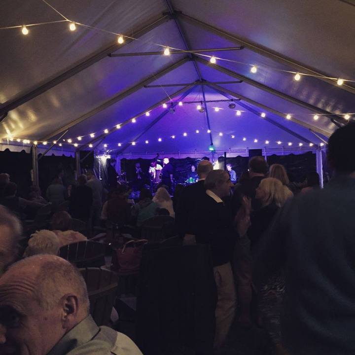 The jam session on Saturday night of the festival.